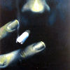 Kuřák, 2003, olej na desce, 50 x 32 cm, (soukromá sbírka)